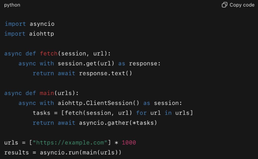 Concurrency: Efficient Handling of I/O-Bound Workloads